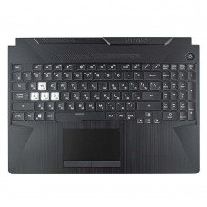 Корпус верхняя крышка для Asus FX506HC FX506HE series, RU (топкейс+клавиатура, 1-Zone RGB, 90NR0703-R30RU1, Original)