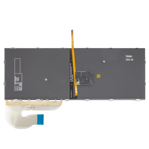 Клавиатура для ноутбука HP EliteBook 745 840 G5 G6, RU/UA, (Black, Gray Frame, Backlit, PointStick)