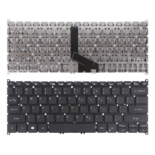 Клавиатура для ноутбука Acer Swift SF515-51T SF514-52 SF514-52T SF514-54G SF514-54T, US, чёрная
