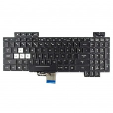 Клавиатура для Asus G715GV G715GW GL704GV GL704GW series, US, (черная, с цветной подсветкой)