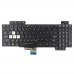 Клавиатура для ноутбука Asus G715GV G715GW GL704GV GL704GW series, US, (черная, с цветной подсветкой)