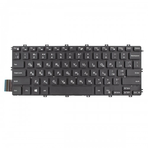 Клавиатура для ноутбука Dell Inspiron 14 2-IN-1 5481 5482 5491, UA, (Black, Backlight)