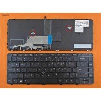 Клавіатура для HP ProBook 430 440 445 G3 G4, 640 645 G2 G3, US, (Black, Backlit, Trackpoint)
