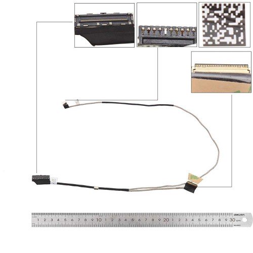Шлейф матрицы для ноутбука HP Elitebook 850 G3 755 G3, ZBook 15U G3, (Without Touch, 30Pin, 6017B0585101, 821192-001)