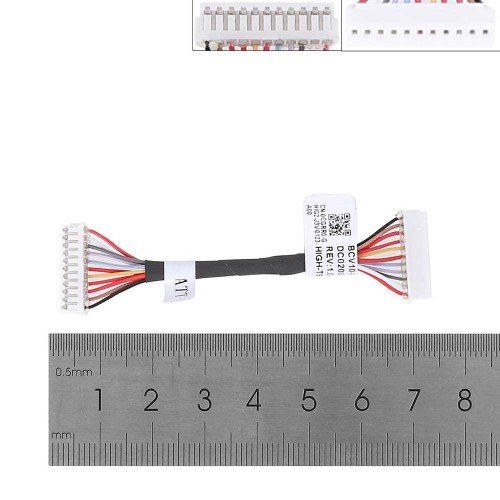 Кабель підключення батареї для Dell Inspiron 7466 7467 7566 7567 P78G, 0CGRR0, DC02002LF00, BCV10