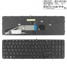 Клавиатура для HP ProBook 450 455 470 G3 G4, 650 655 G2 G3, RU, (Black, Backlight, Trackpoint)