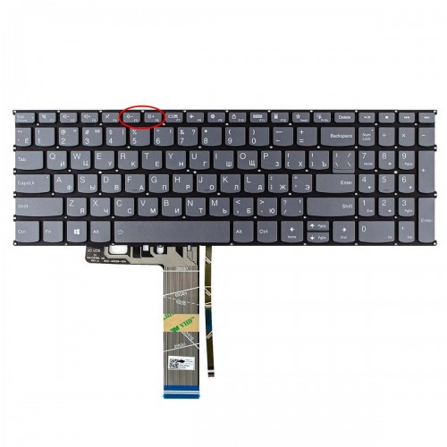 Клавіатура для ноутбука Lenovo Ideapad 3-15ADA6 3-15ITL6 3-15ALC6 5-15ARE05 5-15ALC05 5-15ITL05 5-15IIL05, RU, з підсвіткою