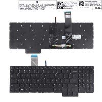 Клавиатура для Lenovo 5-15ARH05 5-15IMH05H 5-17IMH05 3-15IMH05 3-15ARH05 3-15ACH05 3-15ACH6 3-15IHU6, US, (черная, с подсветкой)