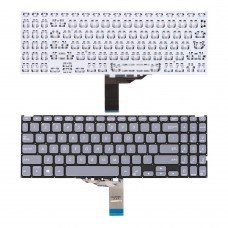 Клавиатура для Asus A512 F512 K512 S512 X512 series, US, серая (без кириллицы)