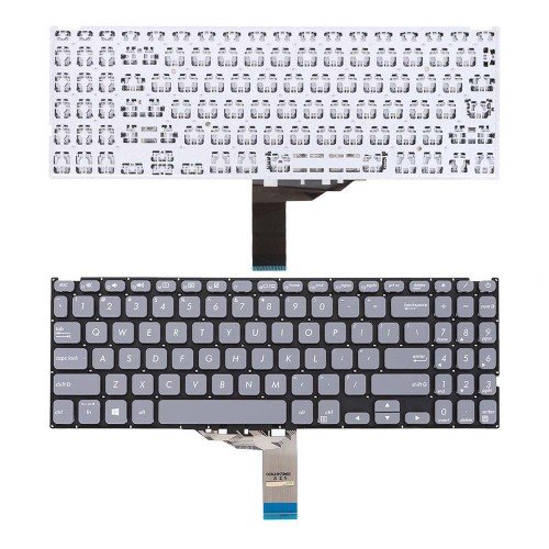 Клавіатура для Asus A512 F512 K512 S512 X512 series, US, сіра (без кирилиці)