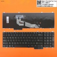 Клавиатура для Dell Latitude E5540, US, черная (без кириллицы)