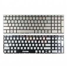 Клавиатура для HP Pavilion 15-DA 15-DB 15-DX 15-DR 15-DW 15-CX 15-CS, 250 255 G7, RU/UA, (Gold, с подсветкой, Original)