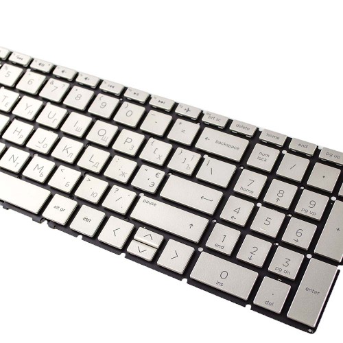 Клавиатура для ноутбука HP Pavilion 15-DA 15-DB 15-DX 15-DR 15-DW 15-CX 15-CS, 250 255 G7, RU/UA, (Gold, с подсветкой, Original)