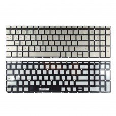 Клавіатура для HP Pavilion 15-DA 15-DB 15-DX 15-DR 15-DW 15-CX 15-CS, 250 255 G7, RU/UA, (Gold, з підсвіткою, Original)