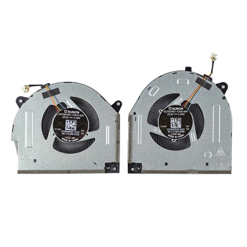Вентилятори для ноутбука Lenovo Legion Y540-15IRH Type 81NS 81SX, (5V CPU+GPU fans, 5F10S13886, EG75070S1-1C010-S9A, EG75070S1-1C030-S9A, Original)