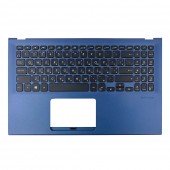Корпус верхняя крышка для Asus A512 F512 K512 R512 S512 X512 series, RU/UA, (Blue, топкейс+клавиатура с подсветкой, 90NB0M96-R32UA0, C Cover, Original)