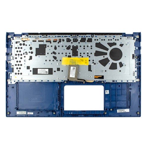 Корпус верхняя крышка для ноутбука Asus A512 F512 K512 R512 S512 X512 series, RU/UA, (Blue, топкейс+клавиатура с подсветкой, 90NB0M96-R32UA0, C Cover, Original)