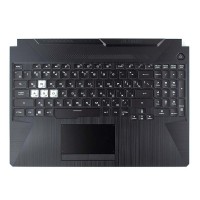 Корпус верхняя крышка для Asus FA506 FA566 FX506 FX566 TUF506 TUF566 series, RU (топкейс с клавиатурой с 1-Zone RGB подсветкой, 90NR03M1-R31RU0, C Cover, Original)