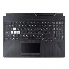Корпус верхняя крышка для Asus FA506 FA566 FX506 FX566 TUF506 TUF566 series, RU (топкейс с клавиатурой с 1-Zone RGB подсветкой, 90NR03M1-R31RU0, C Cover, Original)