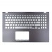 Корпус верхняя крышка для ноутбука Asus X509DJ X509JA X509JB X509JP series, RU/UA (топкейс с клавиатурой с подсветкой, 90NB0P22-R33UA0, C Cover, Original)