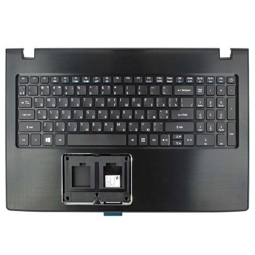 Верхняя крышка для ноутбука Acer Aspire E5-523G E5-553G E5-575G E5-576G, RU/UA, (6B.GDZN7.031, топкейс+клавиатура, C Cover, Original)