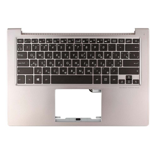 Корпус верхняя крышка для ноутбука Asus UX303UA BX303UA RX303UA U303UA series, RU/UA, (Silver, топкейс с клавиатурой, 90NB08V2-R31UA0, C Cover, Original)