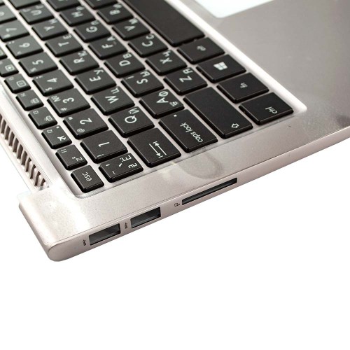 Корпус верхняя крышка для ноутбука Asus UX303UA BX303UA RX303UA U303UA series, RU/UA, (Silver, топкейс с клавиатурой, 90NB08V2-R31UA0, C Cover, Original)