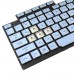 Клавиатура для ноутбука Asus G531GU GL531GU PX531GU G531GD G531GT series, RU/UA, (silver-blue, RGB подсветка)
