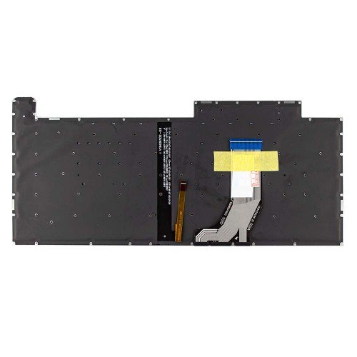 Клавіатура для ноутбука Asus G531GU GL531GU PX531GU G531GD G531GT series, RU/UA, (silver-blue, RGB підсвітка)