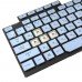Клавіатура для ноутбука Asus G531GU GL531GU PX531GU G531GD G531GT series, RU/UA, (silver-blue, RGB підсвітка)