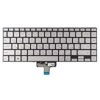 Клавиатура для Asus UX435EAL UX435EG UX435EA UX435EGL series, RU/UA, (silver, с подсветкой)