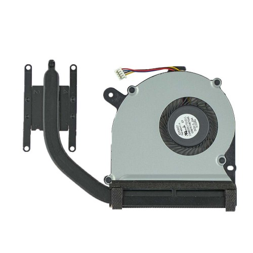 Вентилятор с радиатором для Asus F402CA F502CA R408CA R509CA S402CA X402CA X502CA, (система охлаждения, 13NB0091AM0101, 13NB0051T01011, UDQFRYH87DAS, Original)