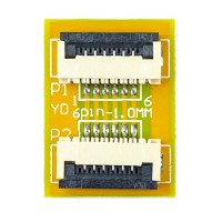 FFC Extension board 6*6pin 1.0mm, (20*15mm, flip)