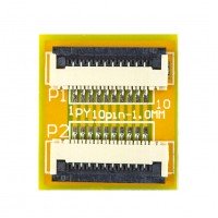 FFC Extension board 10*10pin 1.0mm, (20*18mm, flip)
