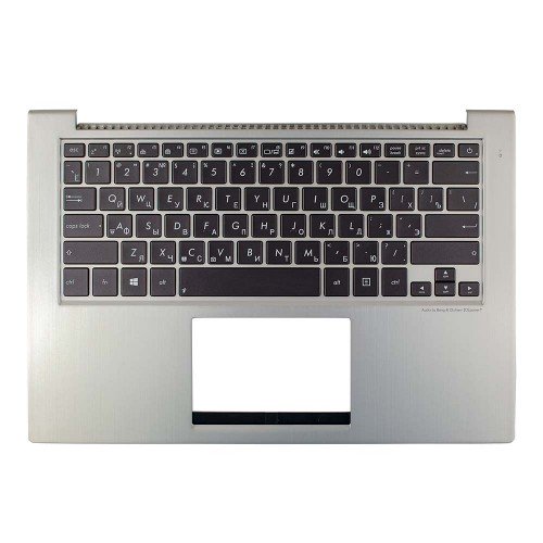Корпус верхня кришка для Asus UX32A UX32VD series, RU, (топкейс з клавіатурою з підсвіткою, 90R-NPO1K1780Y, C Cover, Original)