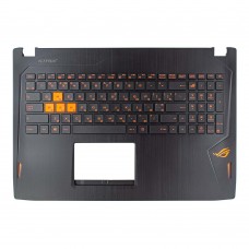 Корпус верхня кришка для Asus FX60VM FX502VM G502VM GL502VM, RU/UA, (топкейс+клавіатура з підсвіткою, 90NB0DR1-R31UA0, C Cover, Original)