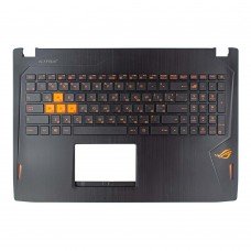 Корпус верхняя крышка для Asus FX60VM FX502VM G502VM GL502VM, RU/UA, (топкейс+клавиатура с подсветкой, 90NB0DR1-R31UA0, C Cover, Original)