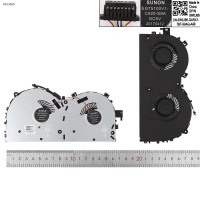 Вентилятор кулер для Lenovo Legion Y520-15IKBN Type 80WK, (1050Ti GPU, 5F10N00256, DC28000D6S1, EF75090S1-C060-S9A)