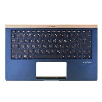 Корпус верхня кришка для Asus UX333FA UX333FN series, RU/UA, (топкейс з клавіатурою з підсвіткою, 90NB0JV3-R32UA0, C Cover, Original)
