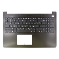 Корпус верхняя крышка для Asus F502CA R509CA X502CA, RU, (топкейс с клавиатурой, 90NB00I1-R31RU1, Original)