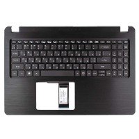 Корпус верхняя крышка для Acer Aspire A515-52G, RU/UA, Black, (6B.H14N2.009, топкейс+клавиатура, C Cover, Original)