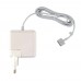 Блок живлення для Apple MagSafe2 14.85V, 3.05A, 45W, білий, Т-подібний роз'єм MagSafe2, з євро-адаптером