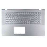 Верхня кришка для Asus A712 D712 F712 S712 X712, RU/UA, Silver, топкейс+клавіатура, 90NB0L61-R32UA0, Original