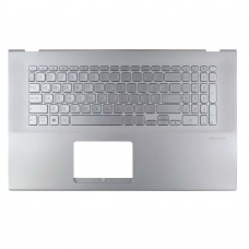 Верхняя крышка для Asus A712 D712 F712 S712 X712, RU/UA, Silver, топкейс+клавиатура, 90NB0L61-R32UA0, Original