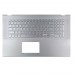 Верхняя крышка для ноутбука Asus A712 D712 F712 S712 X712 series, RU/UA, Silver, (топкейс+клавиатура, 90NB0L61-R32UA0, C Cover, Original)
