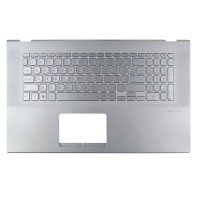 Верхняя крышка для Asus A712 D712 F712 S712 X712, RU/UA, Silver, топкейс+клавиатура, 90NB0L61-R32UA0, Original