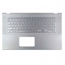 Верхня кришка для Asus A712 D712 F712 S712 X712, RU/UA, Silver, топкейс+клавіатура, 90NB0L61-R32UA0, Original