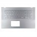 Верхня кришка для ноутбука Asus A712 D712 F712 S712 X712 series, RU/UA, Silver, (топкейс+клавіатура, 90NB0L61-R32UA0, C Cover, Original)