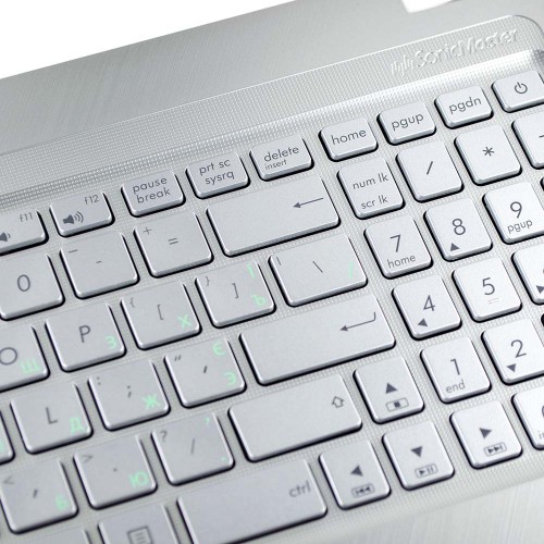 Верхняя крышка для ноутбука Asus A540 F540 K540 R540 X540 series WO/ODD, RU/UA (Silver, топкейс+клавиатура, 90NB0HE6-R30270, C Cover, Original)