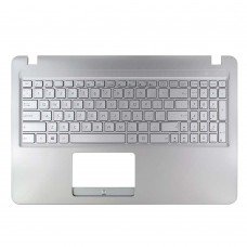 Верхня кришка для Asus A540 F540 K540 R540 X540 WO/ODD, RU/UA (Silver, топкейс з клавіатурою, Original)